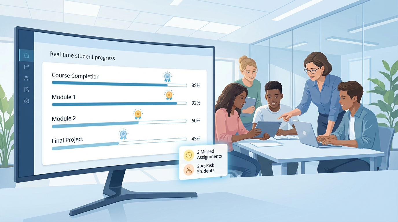 Academic progress and alerts